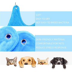 Portable Pet Dog Cat Grooming Hanging Hammock Harness Breathable Groom Helper US